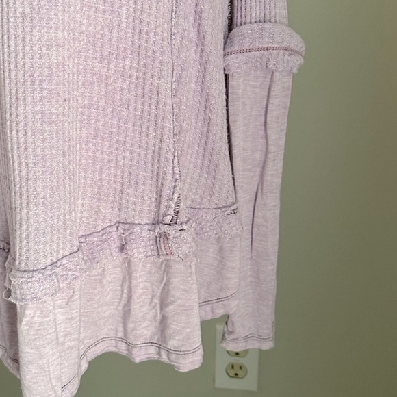 FREE PEOPLE WAFFLE KNIT TOP - Picture 4 of 6